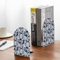 thumbnail image 5 of Lsque Hawaiian Style Printed Wood Bookends,Non-Skid Bookend for Shelves,Heavy Duty Support Bookends,Non-Slip Foam Pads for Office, Home, and Library,1 Pair, 5 of 8