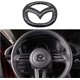 thumbnail image 2 of Compatible with Sticker Car Emblem Logo Frame Trim Compatible with 3 6 CX-3 CX-5 CX-9 Interior Accessories (Carbon Fibre), 2 of 5