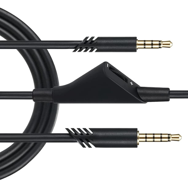 Cable de Audio para Auriculares Astro A10 A40 A30, Sonido Estéreo 3D sin Pérdidas, Larga Vida útil, 2 M, para Comunidad de Juegos