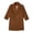 H118 Brown, variant on JFTTX Boys Trench Coat Notch Lapel Long Coats for Boys Fall Winter Warm Outerwear with Pockets Size 3-16Y