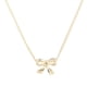 thumbnail image 1 of Oro y plata de dos tonos Bow collar de acero inoxidable elegante y duradero perfecto para el uso diario o de regalo para las mujeres, 1 of 3