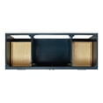 thumbnail image 6 of Ariel Hamlet 55 In. Oval Sink Vanity With 1.5 In. Carrara White Countertop In Midnight Blue, 6 of 11