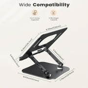 Laptop Stand for Desk, KEXIN Aluminum Adjustable Stand of Laptop for Mac / HP / Dell / Samsung, 10-16 inches Foldable Computer Holder