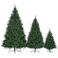thumbnail image 6 of GVN Christmas Tree, Christmas Decorations,8FT, 6FT, 4FT Pre-Lit Green Pine Artificial Christmas Tree, Set of 3 Hinged Xmas Trees with 820 and 2539 Branch Tips, 6 of 10