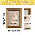 thumbnail image 3 of Classical Wall Art – Solid Wood Frame, 25x20cm Easter Theme with Cute Bunny Design, Charming Spring Home Decor, Timeless Charm for Any Room, 1PC, 3 of 6