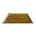 thumbnail image 2 of Ahgly Company Machine Washable Indoor Rectangle Oriental Yellow Traditional Area Rugs, 7' x 10', 2 of 4