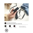 thumbnail image 4 of Luxtrada USB Heated Gloves, Men Women Winter Warm Electric Heating Gloves Mitten, 3 Temperature Settings, 4 of 11