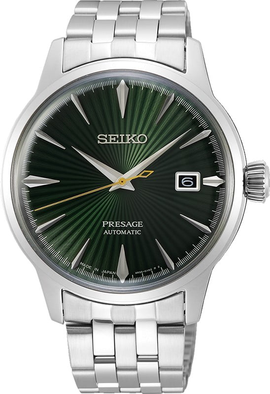 Seiko Presage Cocktail Automatic Green Dial  Stainless Steel Bracelet  SRPE15 