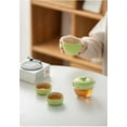 thumbnail image 4 of Outdoor Travel Kung Fu Tea Portable Set 1 Pot 2 Cups Ceramic Crack Cup Chinese New Year Gift, 4 of 5