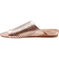 thumbnail image 3 of SoftWalk Womens Flat Sandals 8 Wide Rose Gold Metallic, 3 of 7