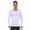 White, variant on Men's Shapewear Shirts Tummy Control Long Sleeve Body Shaper Slim Fit Compression Base Layer Muscle Tees