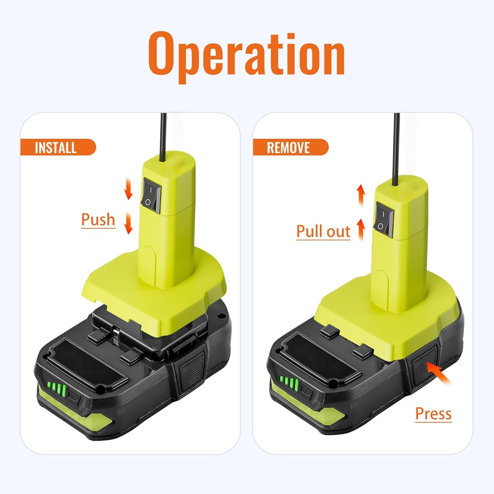 3 Packs 3.2FT For Ryobi Battery to Starlink Mini DC Power Cable Adapter, Plug-and-Play, Portable for Outdoor Starlink Mini Charging and Internet Use