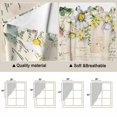 thumbnail image 5 of Gnomes Spring Floral Swag Curtains for Kitchen/Bedroom/Living Room, Daisy White Pastoral Flowers Scalloped Curtains 63 Inch Long, Rod Pocket Window Swag Topper Curtains Valances 2 Panels Set 36"x63", 5 of 8