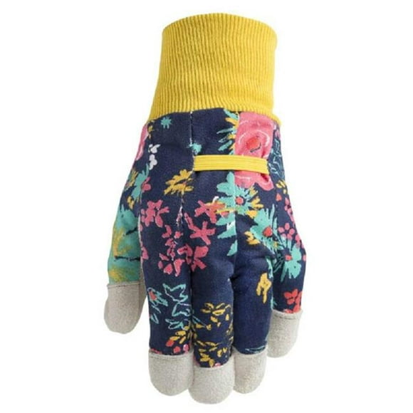 Wells Lamont 7011005 Women Indoor & Outdoor Liberty Print Gardening Gloves&#44; Multi Color - Small - 2 Count