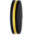 thumbnail image 1 of Black and Yellow Striped Heavy Canvas Webbing Roll 1.25" Width Durable Strap for Belts, Bags, Crafts, 1 of 1