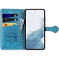 thumbnail image 3 of for Samsung Galaxy S23+ Plus (Not S23) PU Leather Flip Wallet Case, Cute Cat Dog Cartoon Style with Card Slots Holder Phone Cover Case for Samsung Galaxy S23 Plus MG Blue, 3 of 16