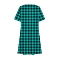 thumbnail image 4 of Ovzne Robes pour Femmes Robe pour Femme Femmes Décontractée Imprimée à Manches Courtes Col Rond Robe pour Dames Robe d'Été à Manches Courtes Imprimée Liquidation, 4 of 6