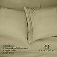 thumbnail image 5 of Sweet Home Collection 1500 Series Bed Sheets - Extra Soft Microfiber Deep Pocket Sheet Set - Sage, RV Queen, 5 of 6