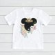 thumbnail image 1 of Mickey Mouse Head Balloon Print Child Disney Hot Selling Clothes White Short Sleeve Kids T Shirts Summer New Baby Girl Boy Tees4T Gao Jinjia LED, 1 of 2