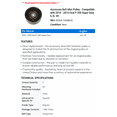 thumbnail image 2 of Accessory Belt Idler Pulley - Compatible with 2010 - 2015 Ford F-350 Super Duty 6.2L V8 2011 2012 2013 2014, 2 of 2