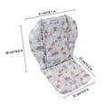Baby High Chair Cushion, Baby Dining Chair Liner Mat Cute Thick Pad for