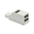 thumbnail image 1 of Hub USB de 3 puertos Mini USB 2,0 3,0, caja divisora ​​de concentrador de alta velocidad para PC, portátil, lector de tarjetas de disco U Juegos de teclado y mouse para computadora blanco y USB 2.0, 1 of 6