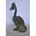 thumbnail image 3 of Nifao Pelican Standing and Looking Ahead Bronze Statue – Home Decor Sculpture, 27"L x 8"W x 22"H, 3 of 10