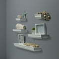 thumbnail image 2 of Melannco Set of 5, 2-6-inch 2-12-inch, 1-24-inch Shelves in White, 2 of 8