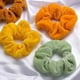 thumbnail image 5 of 50x Mujeres Scrunchies de Cabello Floral Elástico Cinta para el cabellero Headwraps con lazo para Niñas Mujeres	* Yuyangstore coleteros de terciopelo para el cabello, 5 of 8