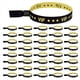 thumbnail image 1 of Paquete de 200 Pulseras de Tela VIP para Eventos, Pulseras de Tela de Color Sólido, Pulseras de Colores para Actividades, Fiestas (Negro), 1 of 5