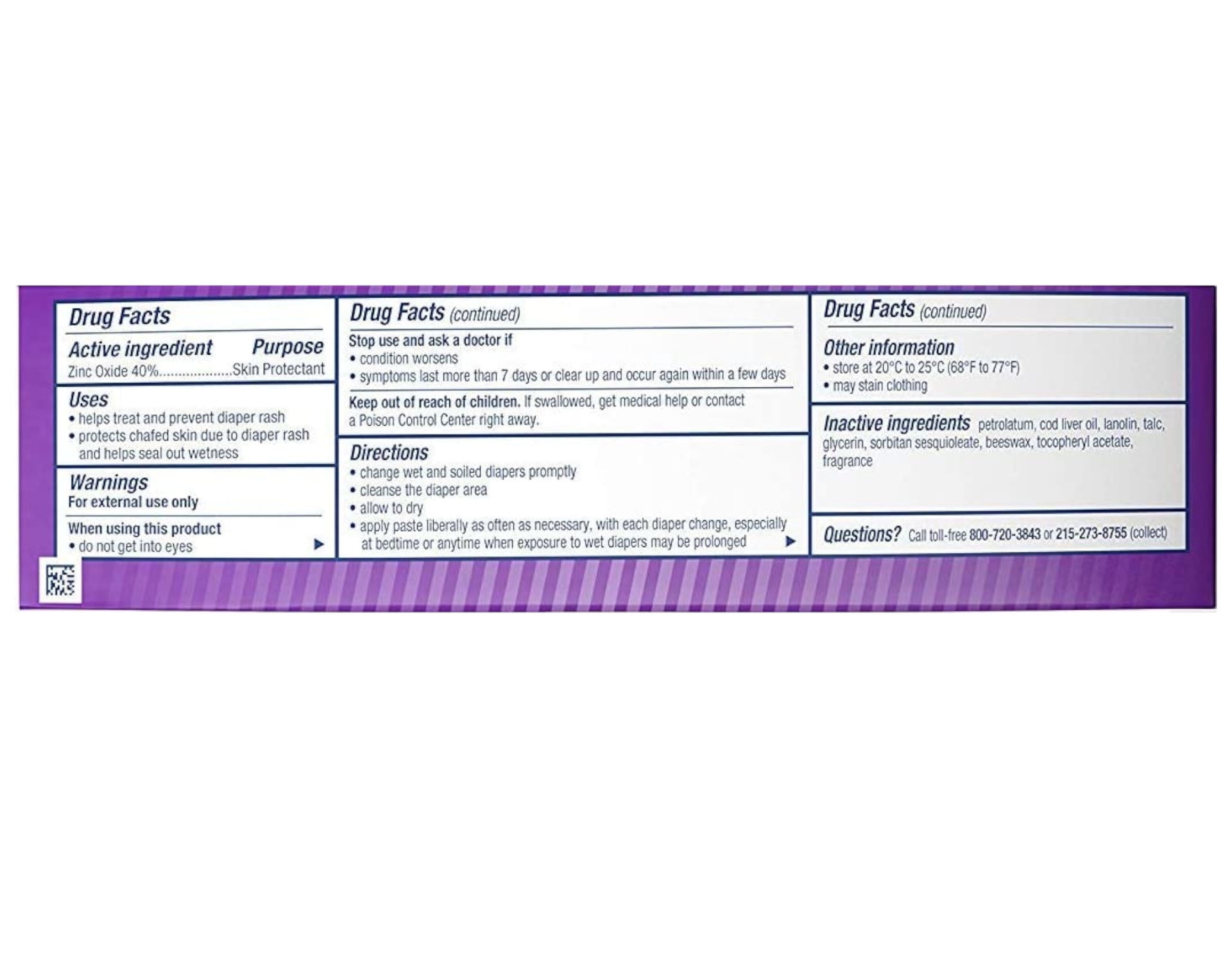 DESITIN Maximum Strength Diaper Rash Paste 4 oz (Pack of 2)