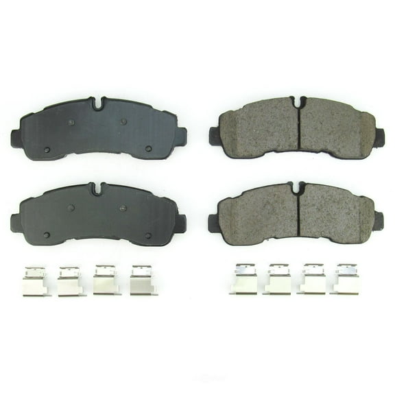 PowerStop 17-2281 Power Stop - Rear Z17 Low-Dust Ceramic Brake Pads with Hardware Fits select: 2020-2023 FORD TRANSIT