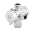 thumbnail image 2 of Shower Diverter, Silver Shower Diverter Valve, G1/2 For Home Bathroom, 2 of 8