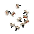 thumbnail image 3 of Interruptor De Encendido Deslizante Vertical 4mm 2 Posiciones 1P2T kusrkot 10 Piezas Conectores, 3 of 6
