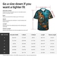 thumbnail image 6 of Lsque Elegant Butterfly And Flowers pattern Hawaiian Shirt for Men, Unisex Summer Beach Casual Short Sleeve Button Down Shirts-Large, 6 of 9