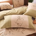 thumbnail image 3 of 3 Pieces Stripe Quilt Cover Bedding Duvet Cover Set Queen Size, 3 of 7