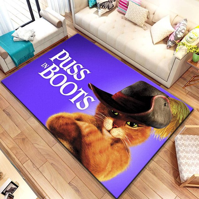 Botas de dibujos animados impresas en HD, alfombrilla antideslizante para el suelo para la decoración del sofá del dormitorio de la sala de estar zhangyuxiang unisex