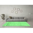 thumbnail image 3 of Ahgly Company Indoor Rectangle Abstract Emerald Green Modern Area Rugs, 5' x 7', 3 of 4