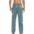 thumbnail image 7 of FREEAMG Men's Pajama Pants with Pockets Sleepwear Lounge Pants Stretch Casual Cute Giraffes, 7 of 7