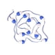 thumbnail image 2 of Cuerda de piscina segura con flotadores, boyas flotantes, boya de separación de 5 m de largo para de piscina con gancho, línea de carril de, 2 of 9