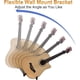 thumbnail image 2 of Soporte de pared horizontal para guitarra, ganchos para soporte de guitarra acústica, eléctrica y clásica, soporte de metal para guitarra, colgador de pared para ukelele, banjo, mandolina, 2 of 5