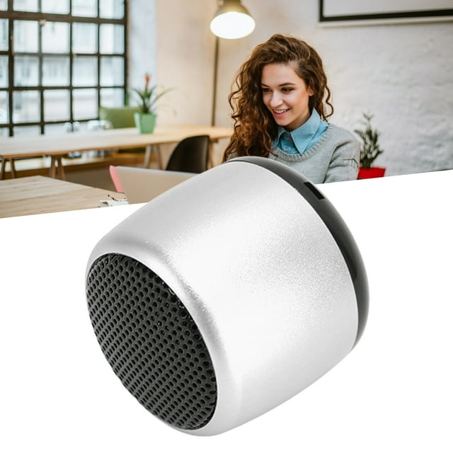 Altavoz Protable, Altavoz De Subwoofer Pesado Al Aire Libre Recargable Con USB, Altavoz Inalámbrico De Metal Micrófono Para La Tableta De Teléfono