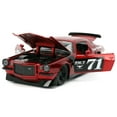 thumbnail image 4 of 1971 Chevrolet Camaro #71 Red Metallic with Black Stripes "Bigtime Muscle" Series 1/24 Diecast Model Car by Jada(Selections May Vary), 4 of 6