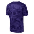 thumbnail image 6 of Mens Moisture Wicking CamoHex Polyester T-Shirt Purple L, 6 of 8