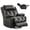 Model 5517 - Gray - Single Motor, variant on MEROUS Power Lift Recliner Chair with Heating and Massage, Electric Lift Assist Recliner for Elderly, Breathable Leather Reclining Sofa, Gray