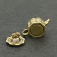 thumbnail image 2 of Brass Miniature Small Ornament Good Luck Pixie Covered Teapot Incense Burner 1pc, 2 of 20