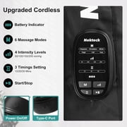 Nekteck Leg Compression Massager Recovery System, Cordless Full Leg Massager for Circulation and Pain Relief, Compression Boots with 6 Modes 4 Intensities, Relaxation, Fathers Day Gift for Dad/Mom