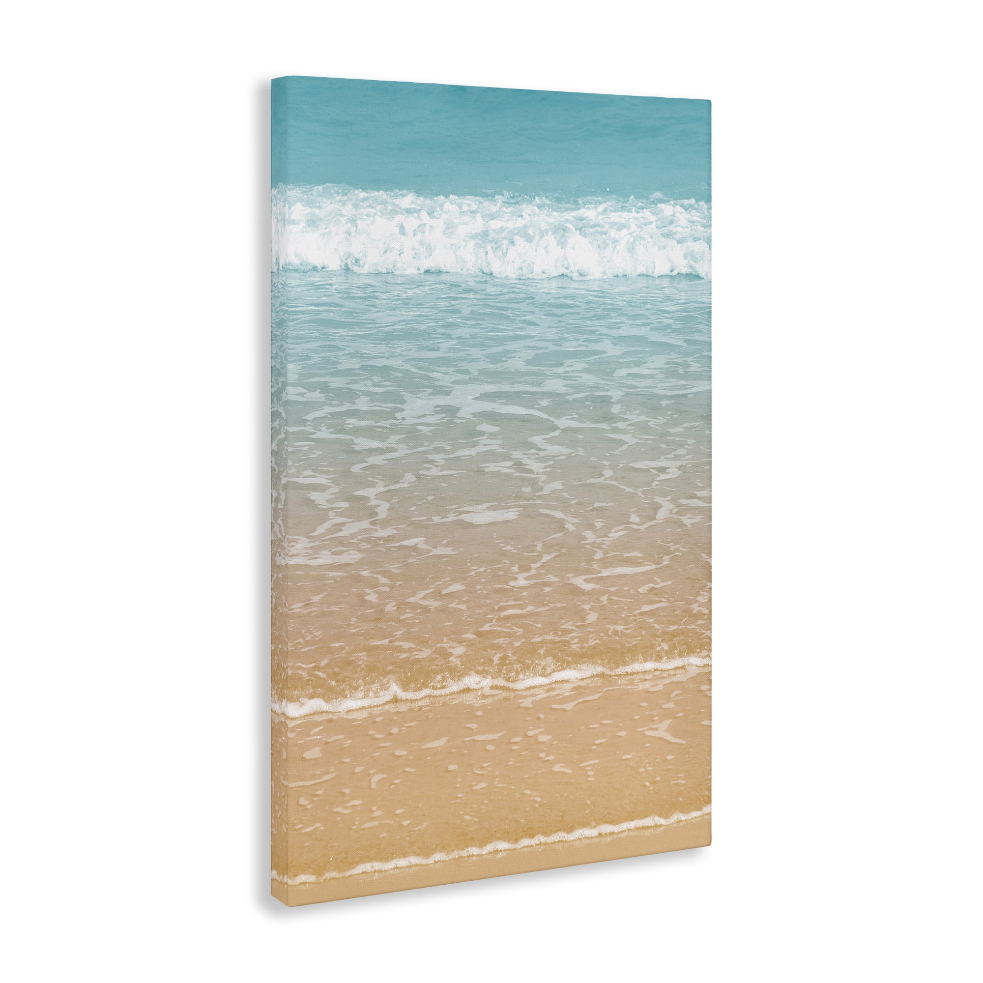 Stupell Industries Clear Waters Shore Nautical & Beach Photography Wrapped Canvas Art Print Wall Art, 16 x 24