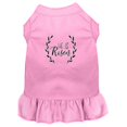 thumbnail image 1 of He Is Risen Screen Print Dog Dress Light Pink Xs (8), 1 of 1