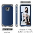 thumbnail image 6 of JTCASES for Samsung Galaxy Note 9 Case, Drop Resistant Corners, Wireless Charging, Heavy Duty Shockproof Hybrid Hard PC Bumper, Camera Protection, Skin-feel Anti-scratch Tough Cover, Darkblue, 6 of 9